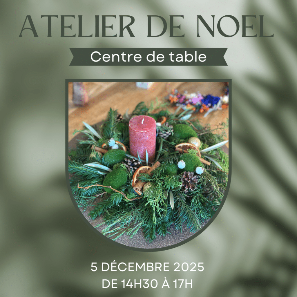 Atelier de Noël à l'atelier d&barc chez vous
